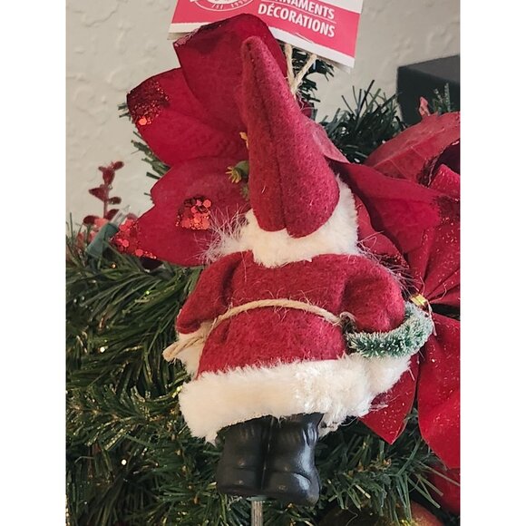 Old World Christmas Santa Claus Fur Coats Standing Ornament 5" Tall Plastic - Picture 9 of 11